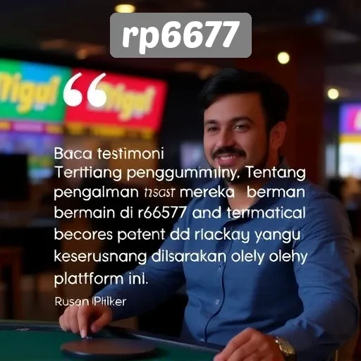 Testimoni Pengguna tentang Pengalaman Bermain di rp6677