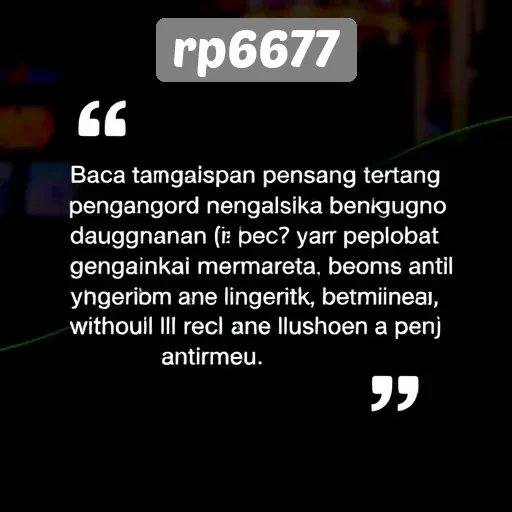 Tanggapan Pengguna terhadap Layanan di rp6677